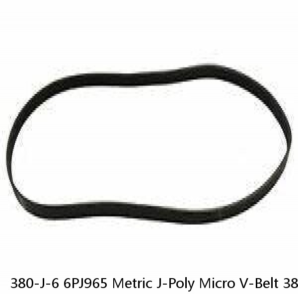 380-J-6 6PJ965 Metric J-Poly Micro V-Belt 380J6DC 6PJ965 38"