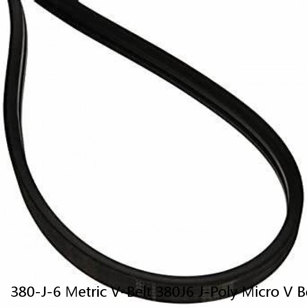 380-J-6 Metric V-Belt 380J6 J-Poly Micro V Belt 